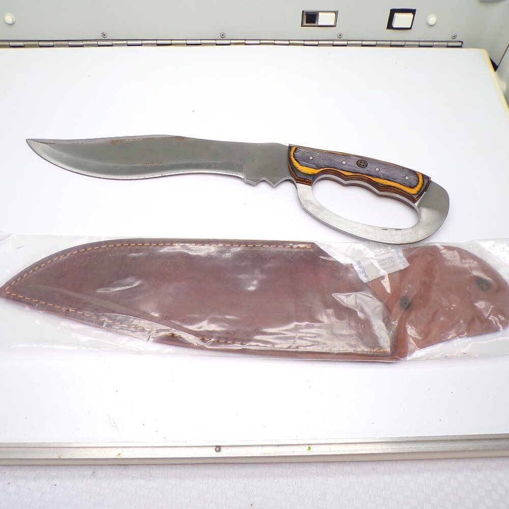 Damascus Fixed Blade W/Sheath